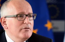 Wiceszef Komisji Europejskiej Frans Timmermans nie przyjedzie do Polski