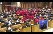 RPA: Polityk zaatakowany w parlamencie za bronienie praw białych.
