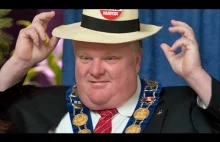 Rob Ford, były burmistrz "miasteczka" zwanego Toronto.