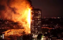 Wielki pożar wieżowca w Londynie - Najlepsze ujęcia