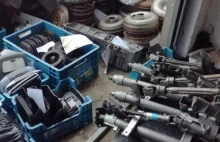 U złodziei pod Rzeszowem znaleziono części z prototypowego Mercedesa