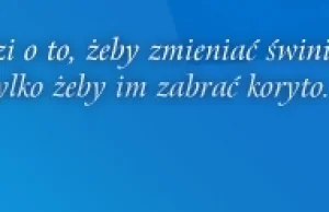 Celem jest konsumpcja a nie produkcja!