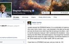 Stephen Hawking dołączył do Facebooka