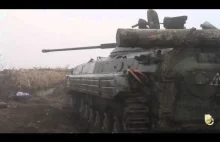Ukraińskie pozycje obronne w regionie Debalcewa