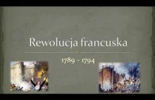 Rewolucja francuska - lekcja historii, notatka w formie filmu