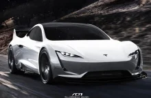 Czy tak będzie wyglądać Tesla Roadster SpaceX?