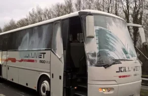 Przestępcy z Antify zaatakowali autobus ze zwolennikami FN we Francji