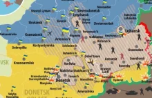 Wojska Ukrainy odcięły Donieck i tereny wokół od reszty terytorium...