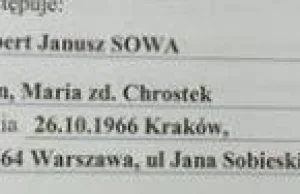 Właściciel Sowa&Przyjaciele zameldowany w opuszczonym budynku należącym do Rosji