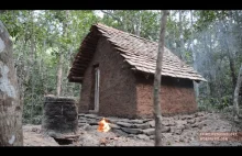 Primitive Technology: Tiled Roof Hut