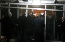 Zamieszki przed siedzibą Jastrzębskiej Spółki Węglowej