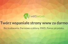 Kreator Stron WWW - Darmowe strony internetowe z RWD - WebWave
