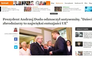 NaTemat.pl decyduje, kto jest antysemitą – dostało się polonusowi i Dudzie.