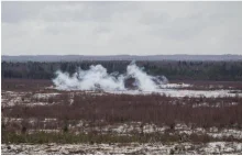 Amerykańskie F-16 przy rosyjskiej granicy. Ćwiczą bombardowanie. ZDJĘCIA