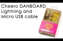 Cheero Danboard Lightning and Micro USB cable