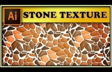Stone, pebbles seamless texture - Adobe Illustrator tutorial