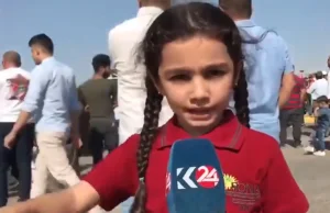 Apel małej Kurdyjki do Trumpa i świata: "Please, please stop this war! [WIDEO]
