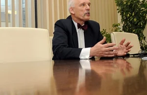 Janusz Korwin-Mikke: W drugiej turze zagłosuję na Bronisława Komorowskiego