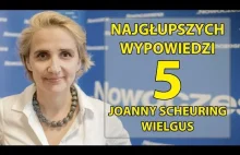 5 najgłupszych wypowiedzi Joanny Scheuring - Wielgus