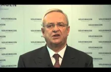 Wideoprzeprosiny szefa VW Dr. Martin Winterkorna za aferę z dieslam