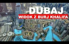 Widok z Burj Khalifa w Dubaju, Emiraty...