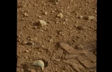 Zdjęcie gleby na Marsie w wysokiej rozdzielczości