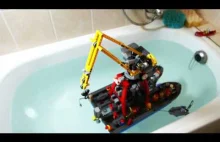 Pływający dźwig z Lego Technic