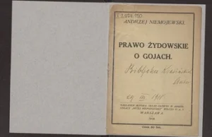 Prawo żydowskie o gojach, Andrzej Niemojewski (1864-1921)