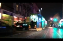 Jazda tramwajem po studencku, poza tramwajem :)