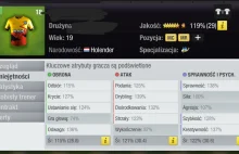 Top eleven trening zawodnika