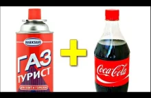Cocal Cola + propan = rakieta