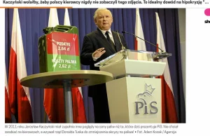 Prezes PiS boi się pytań o podwyżki podatków i ucieka przed dziennikarką