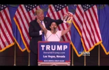 Trump z imigrantką z Kolumbii. Legalni imigranci uwielbiają Trumpa