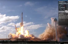 Trzeci człon Falcon Heavy nie wylądował