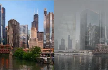 Jak wyglądałyby miasta USA w smogu z Chin