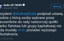 Od dzisiaj nie potrzeba wyższego wykształcenia zasiadać w Radach Nadzorczych SPP