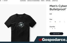 Elon Musk sprzedaje kuloodporny T-shirt