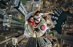 Rosyjscy nastolatkowie wpinają się na najwyższe budynki Dubaju