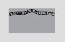 Autor plakatu „Reparationen machen frei” zabiera głos. „Ten napis...