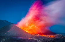 Zapierające dech w piersiach fotografie przedstawiające erupcję wulkanu w Chile