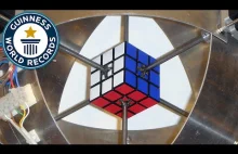 Nowy rekord w układaniu kostki Rubika przez robota pobity!