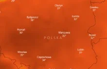 Czerwiec 2019 r. - najgorętszy czerwiec w historii pomiarów w Polsce