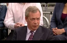 Brytyjski konserwatysta Nigel Farage krytycznie o "JOW-ach".