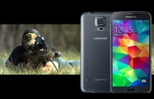 Samsung Galaxy S5 vs pustak, woda i .50 Cal