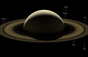 Spektakularne pożegnanie z Saturnem.