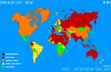 Mapa zagrożenia terroryzmem