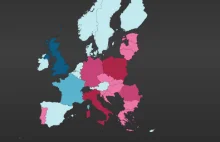 Interaktywna mapa zmian demograficznych w Europie 2020-2080