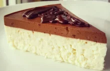 Gotuj z Wykopem foodporn - Sernik kokosowo – czekoladowy z polewą czekoladową