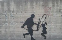 Artysta przedstawia krzywdę dzieci żyjących pod izraelską okupacją