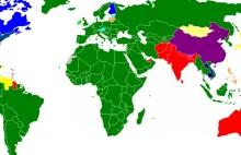 Mapa najpopularniejszych sportów świata